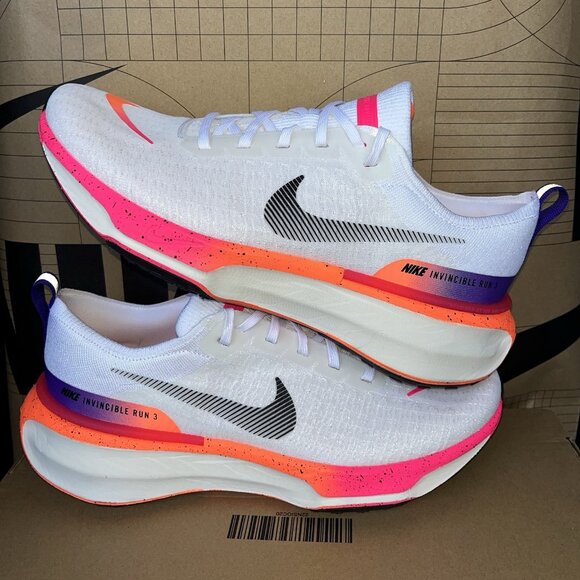 NEW Nike ZoomX Invincible Run 3 Bright Mango Hyper Pink HF5025-100 Mens 10.5 - Picture 1 of 7